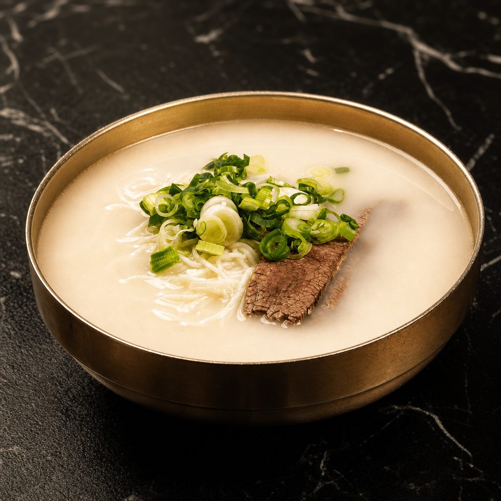 Ox Bone Soup with Dumpling Lunch.